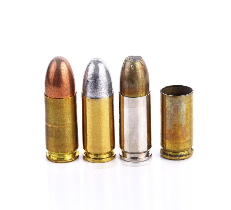 Multiple types of ammunition.